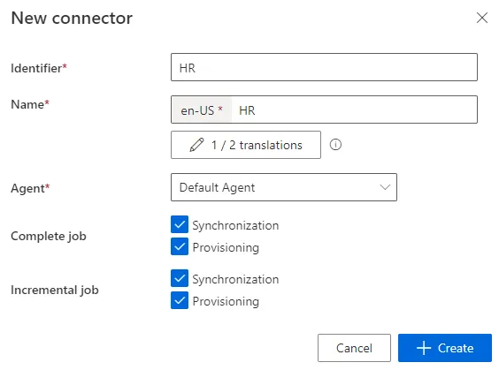 HR Connector Declaration